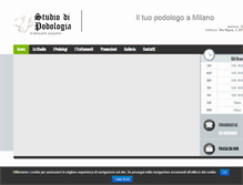 Tablet Screenshot of podologoamilano.com